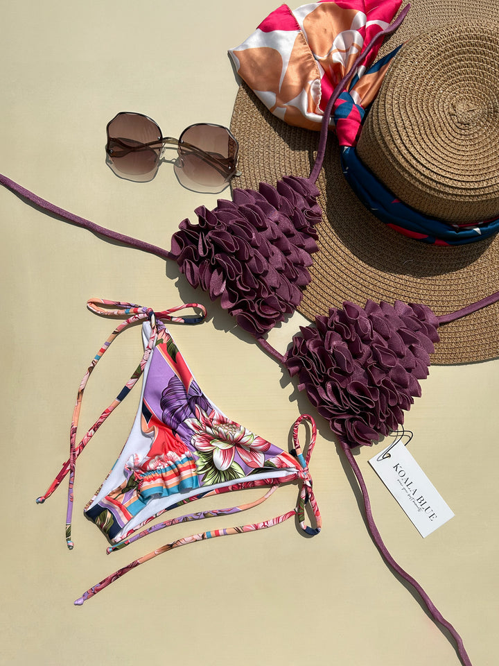 Flower's Beach Uva Bikini Set