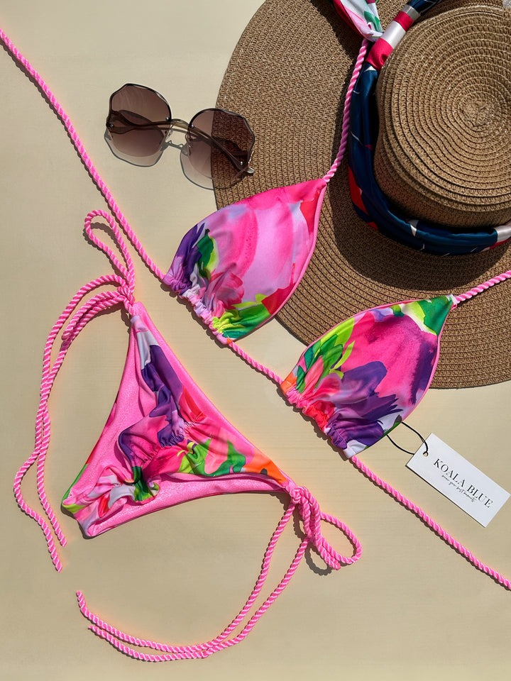 Tulum Rosado Reversible Bikini Set