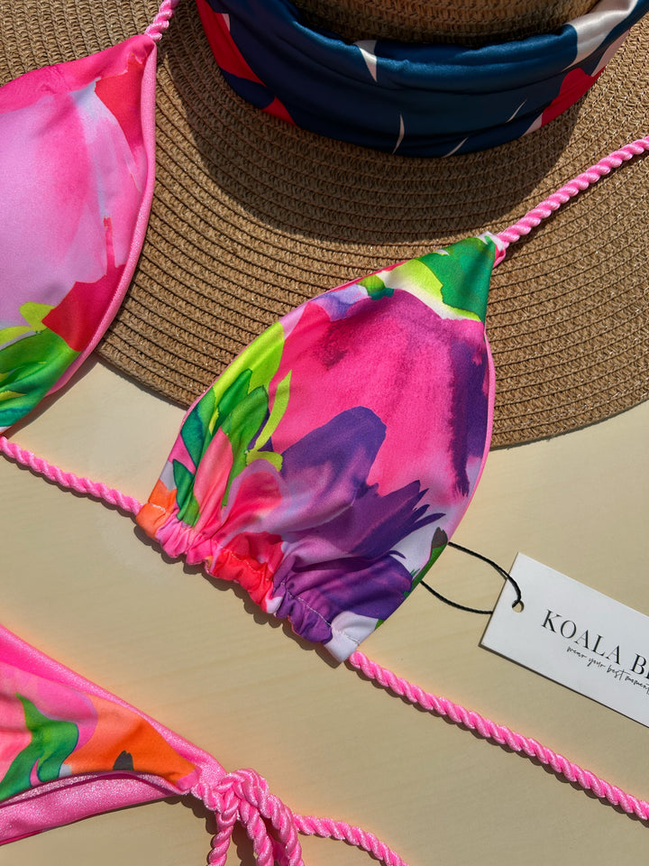 Tulum Rosado Reversible Bikini Set