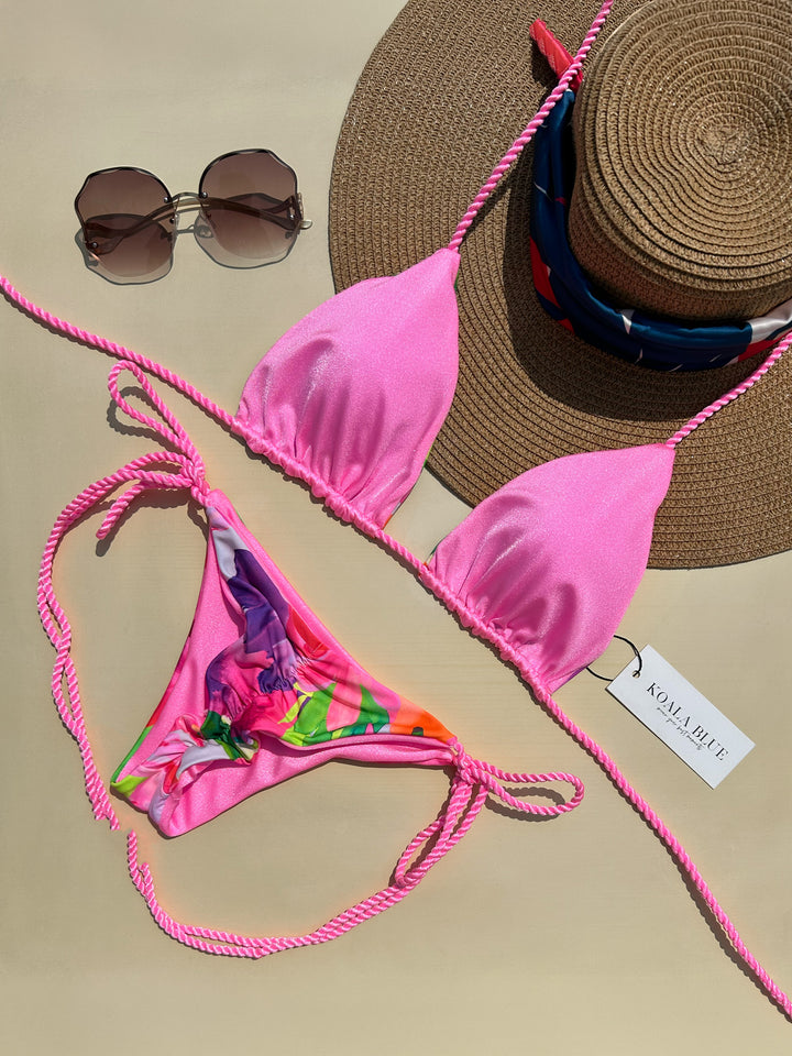 Tulum Rosado Reversible Bikini Set