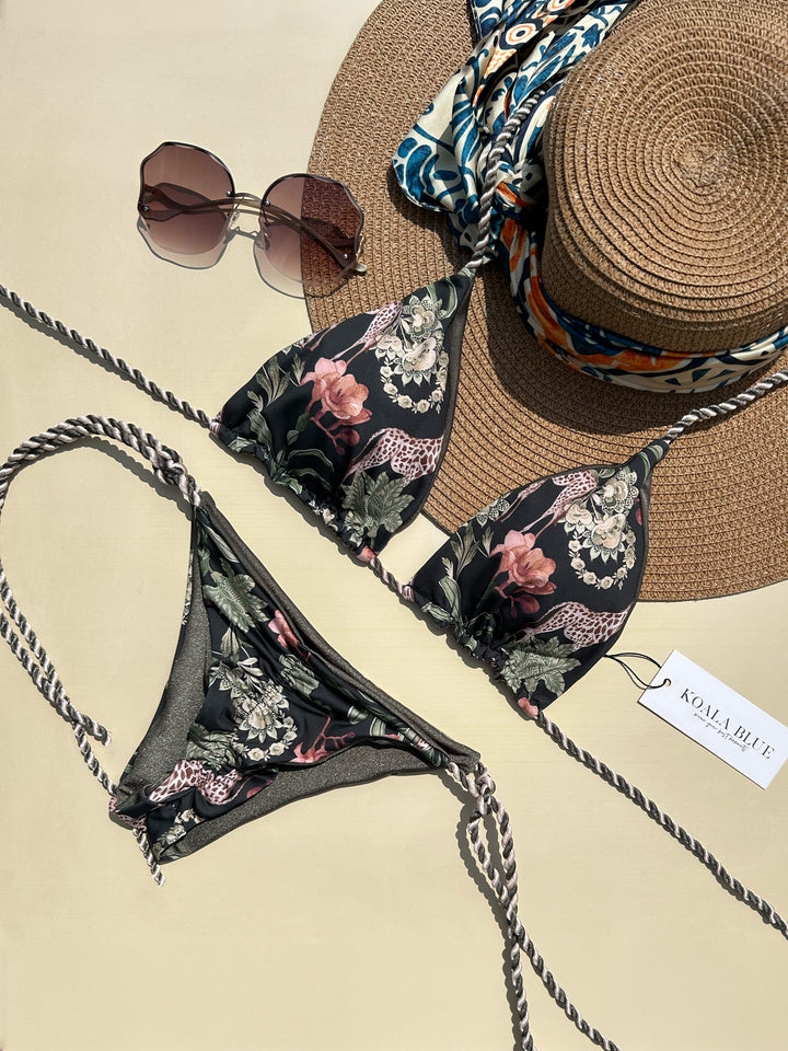 Tulum Oliva Reversible Bikini Set