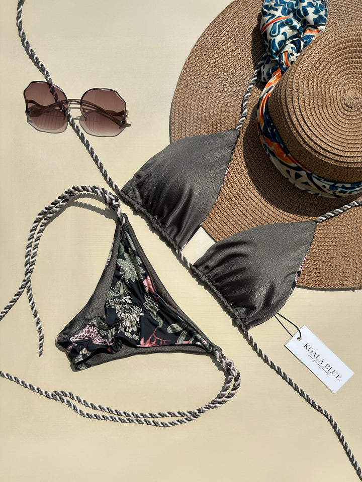 Tulum Oliva Reversible Bikini Set