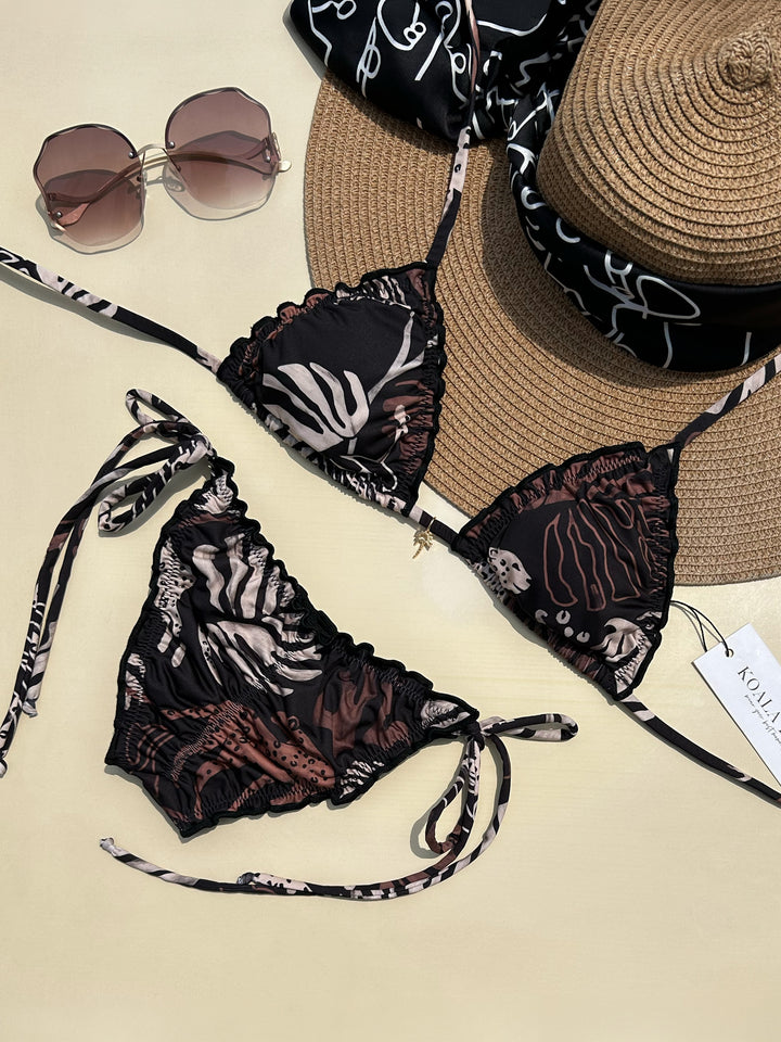 Charlotte Negro Bikini Set
