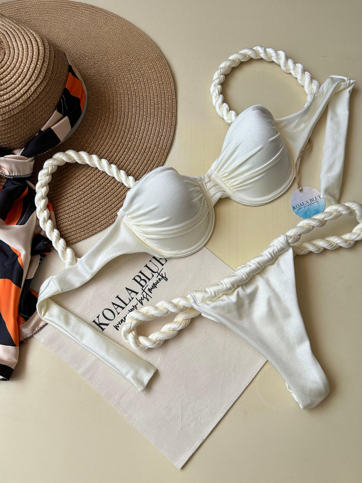 Aloha Marfíl Push-Up Bikini Set