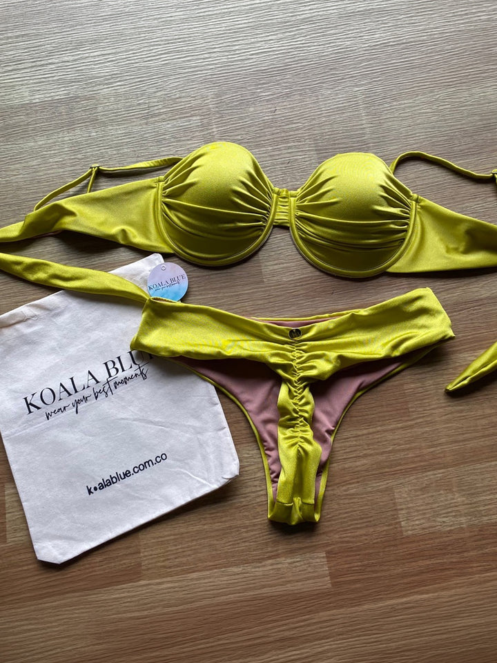 Perla Pistacho Push-Up Bikini Set
